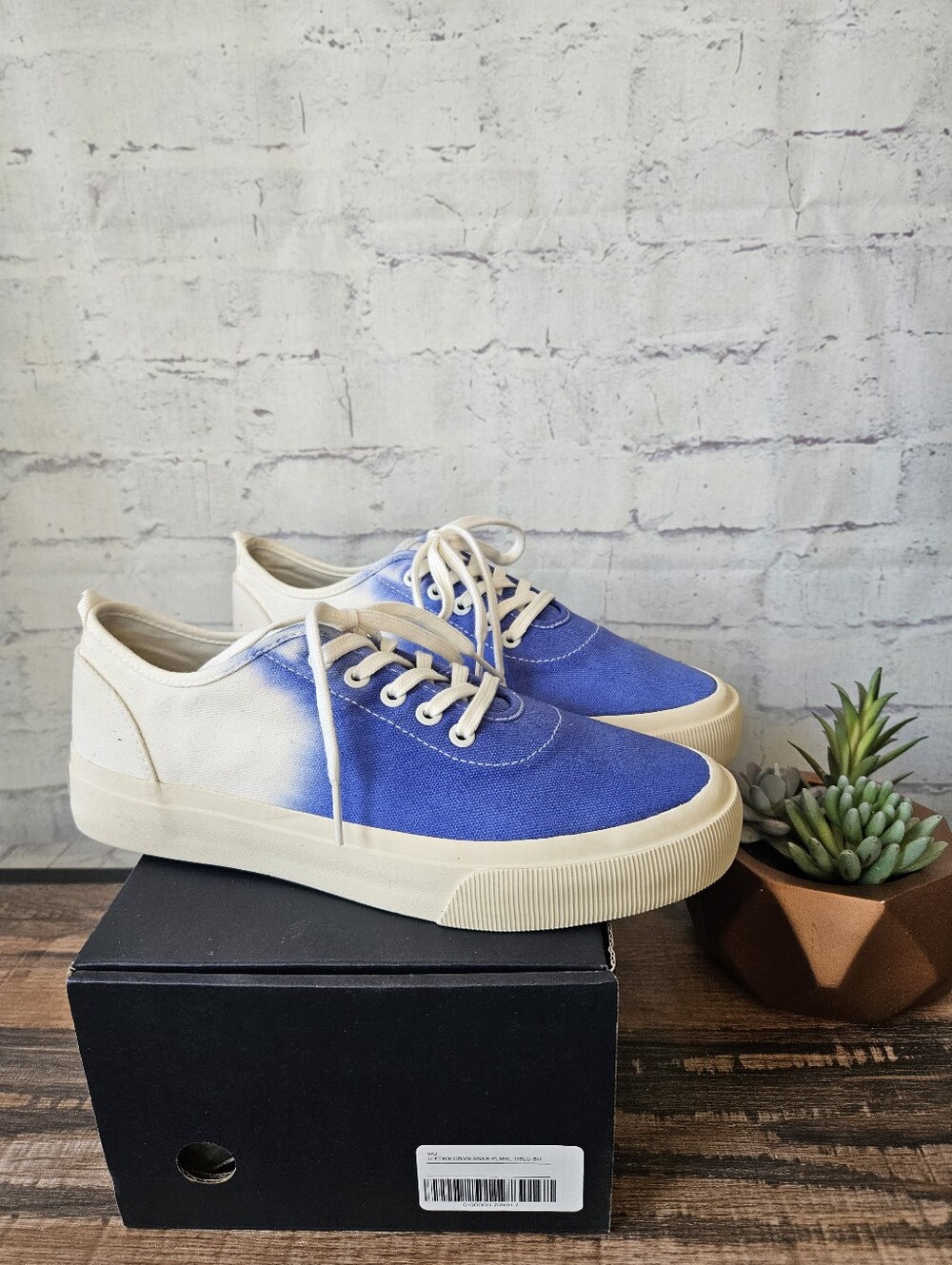 NWT Everlane The Forever Sneaker Cerulean Dip-Dye 8.5M